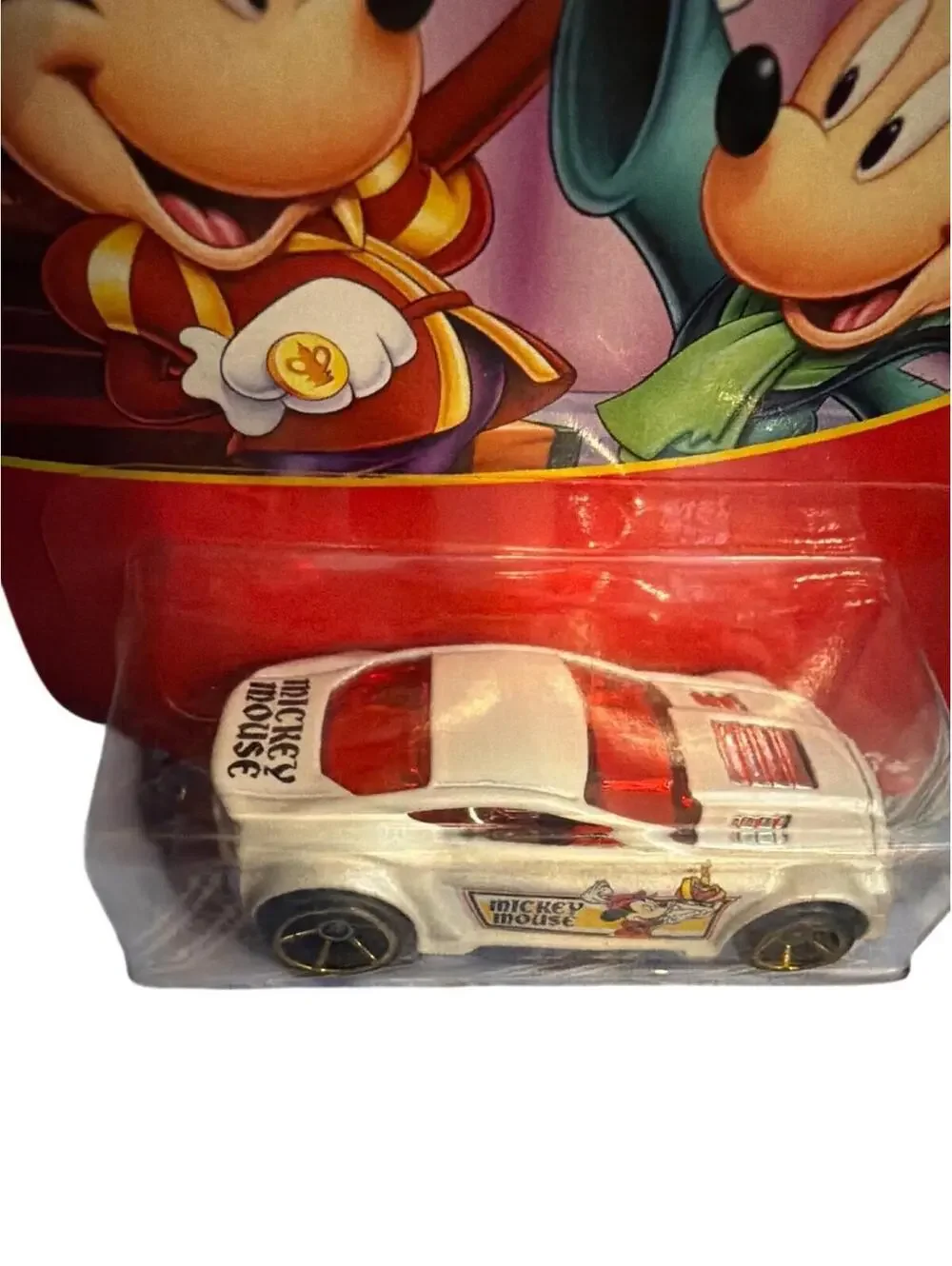 Hot Wheels Disney Prince & Pauper Mickey Mouse Torque Twister Car 6/8 White